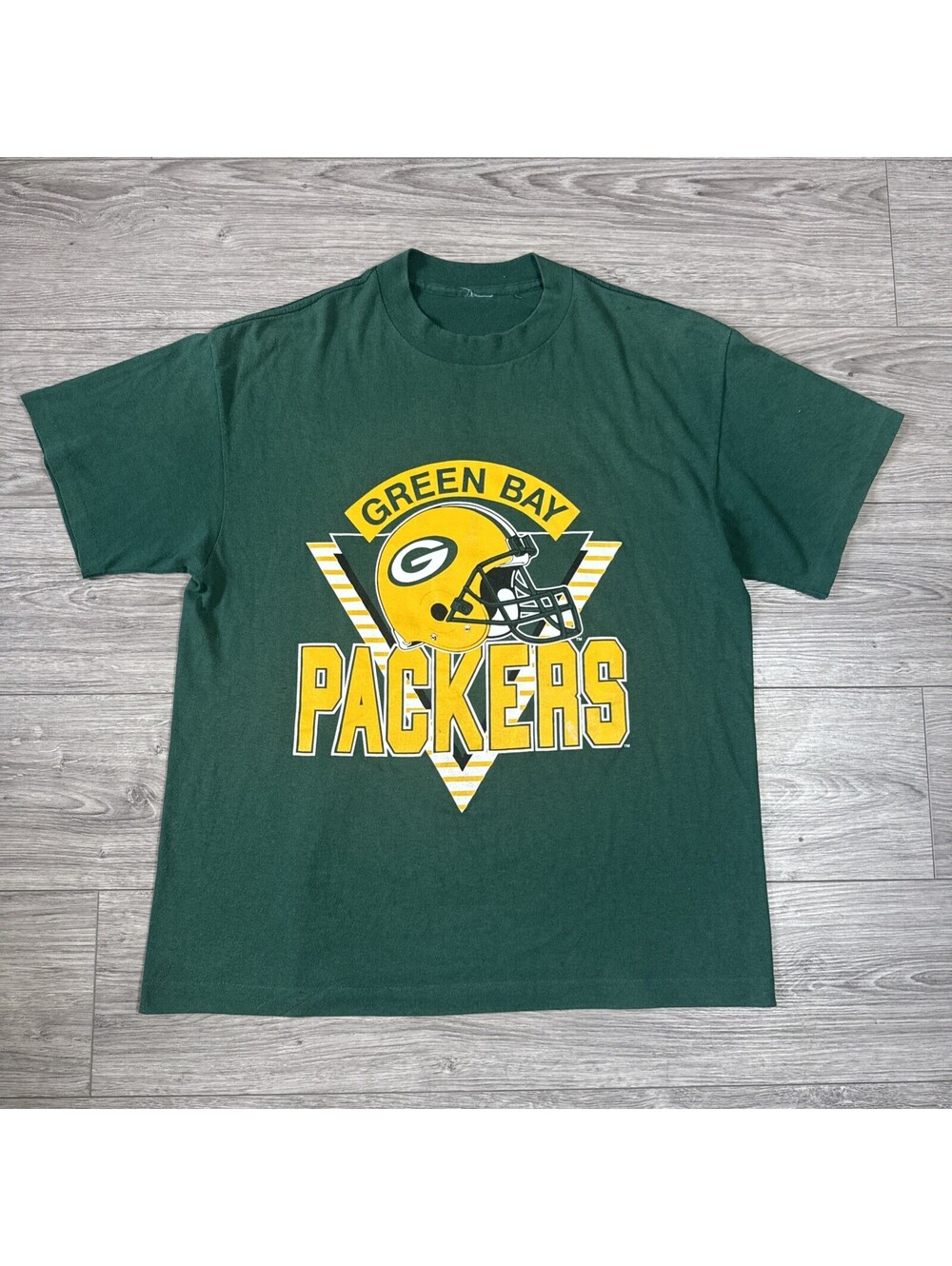 Vintage Green Bay Packers Large Shirt Single Stitch Made in USA 1980s
